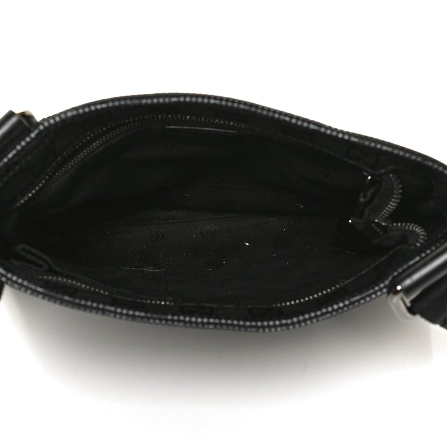 Imprime Monogram Small Flat Messenger Bag Black