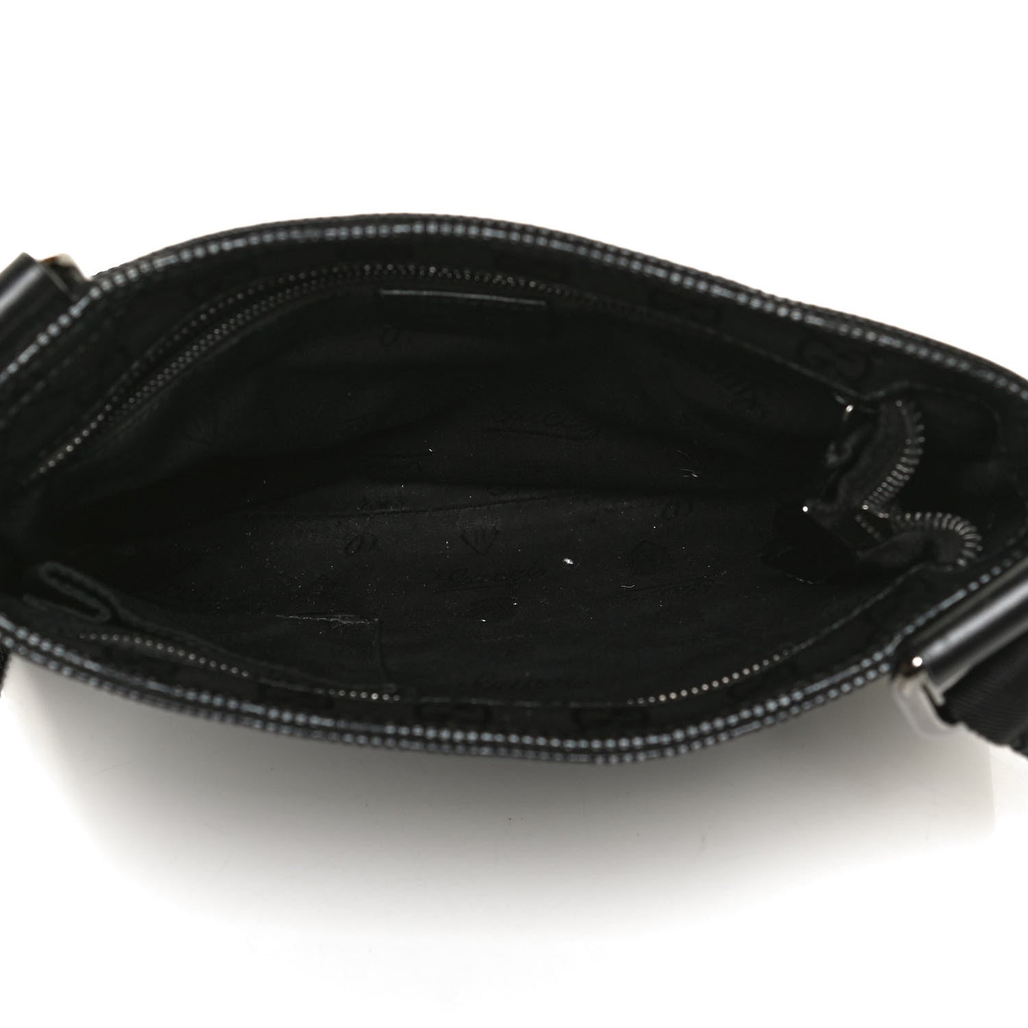 Gucci Imprime Monogram Small Flat Messenger Bag Black 4 of 12