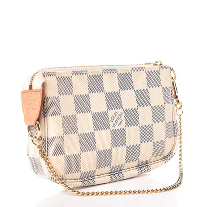 Louis Vuitton Damier Azur Mini Pochette Accessories 3 of 8