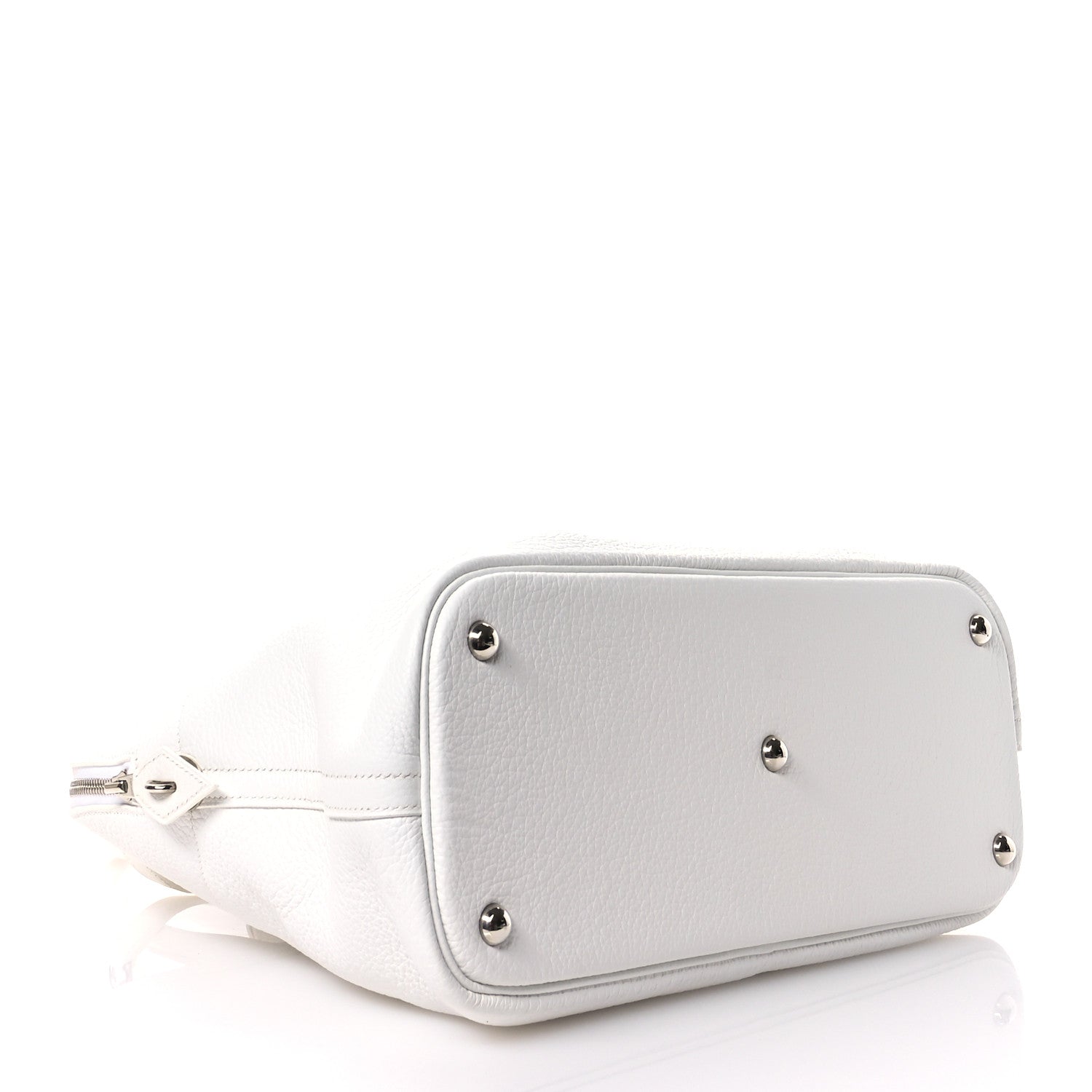 Hermes Taurillon Clemence Bolide 35 White 4 of 10
