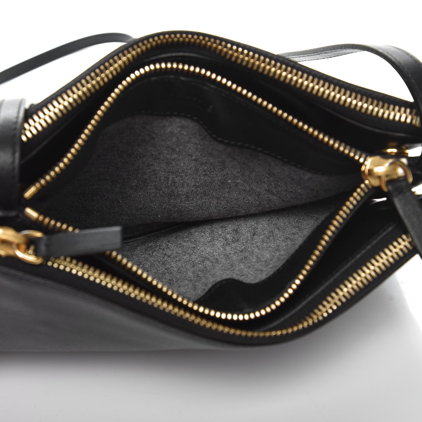 Lambskin Small Trio Crossbody Bag Navy