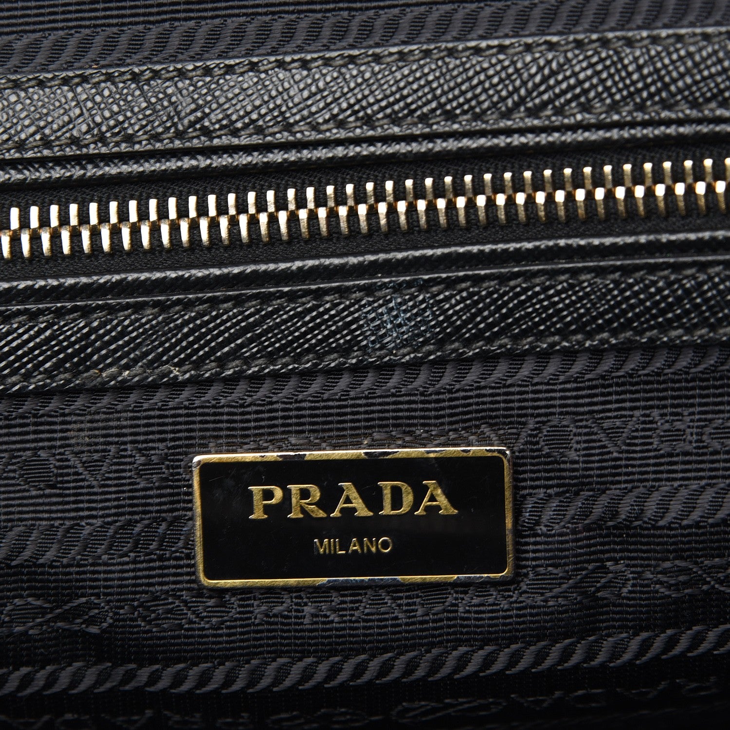 Prada Saffiano Lux Bowler Black 7 of 17