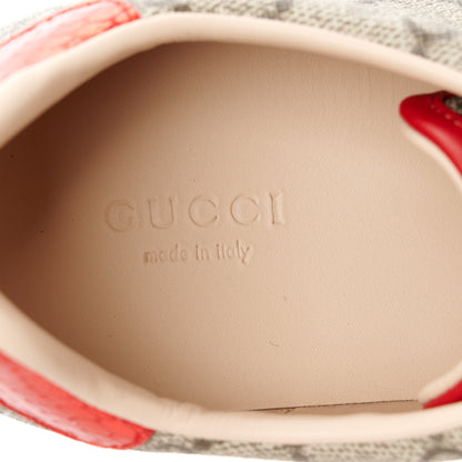 Gucci GG Supreme Monogram Womens Ace Low-Top Sneaker 35.5 Beige 8 of 10