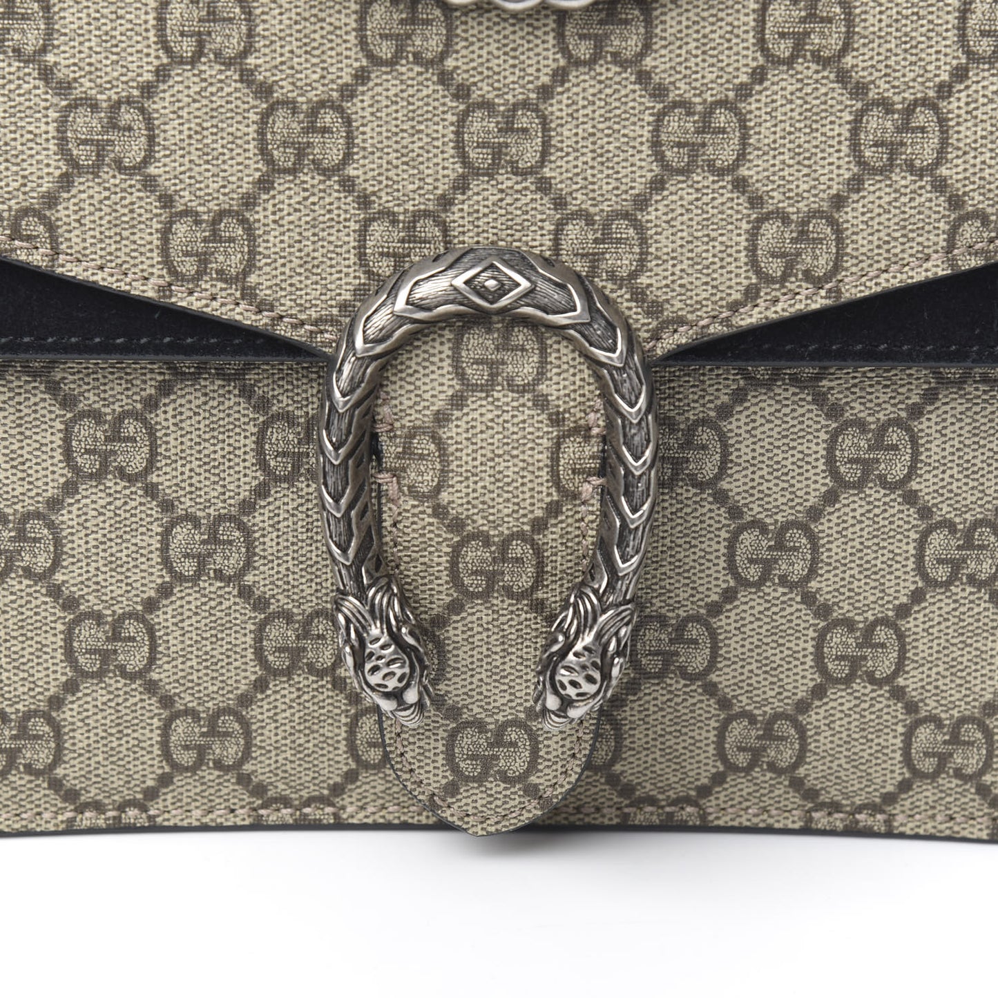 GG Supreme Monogram Mini Dionysus Shoulder Bag Black