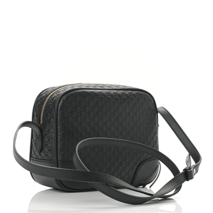 Gucci Microguccissima Mini Bree Messenger Bag Black 3 of 10