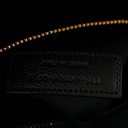 Saint Laurent Lambskin Quilted Le Maillon Chain Strap Crossbody Crema Soft 7 of 12