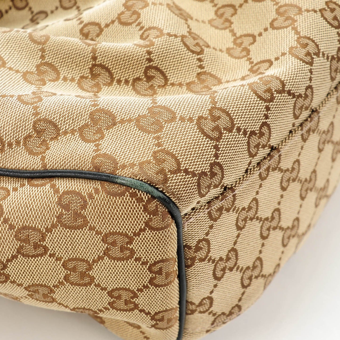 Monogram Medium Sukey Tote Beige Ebony Black