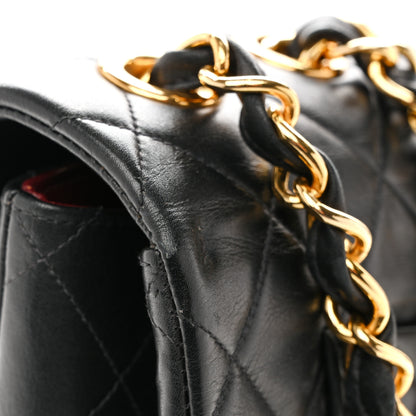 Chanel Lambskin Quilted XL Jumbo Single Flap Black 13 of 16