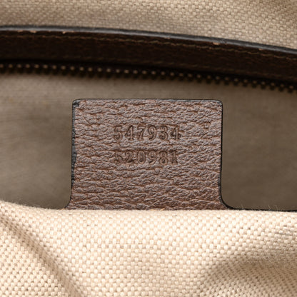 Gucci GG Supreme Monogram Web Medium Ophidia Messenger Bag Brown 7 of 11