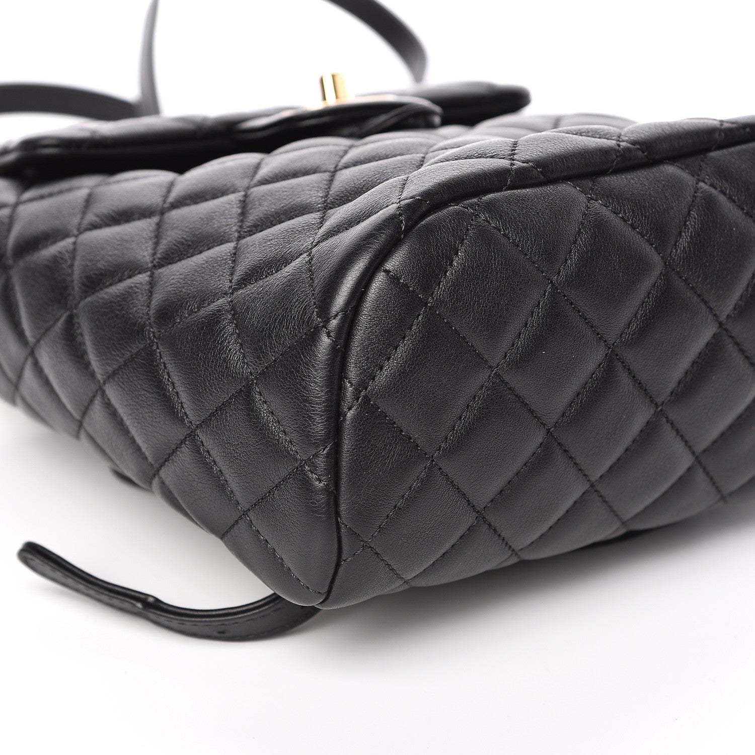 Chanel Calfskin Quilted Mini Urban Spirit Backpack Black 8 of 10