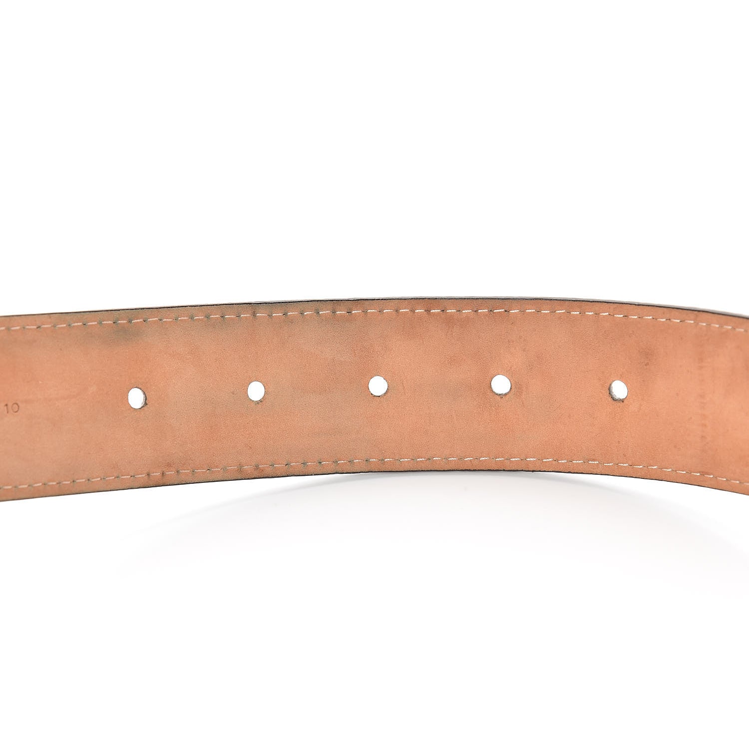 Louis Vuitton Monogram LV Cut Belt 85 34 7 of 11