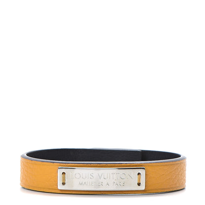 Louis Vuitton Taurillon Press it Bracelet 21Ocre 1 of 8