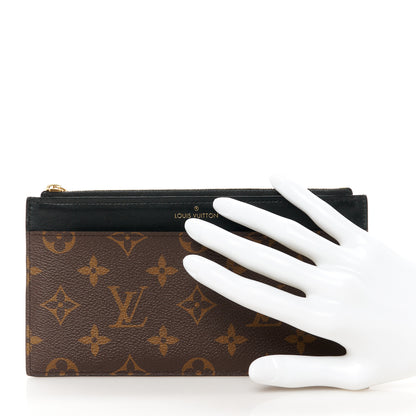 Louis Vuitton Monogram Slim Purse Black 2 of 7