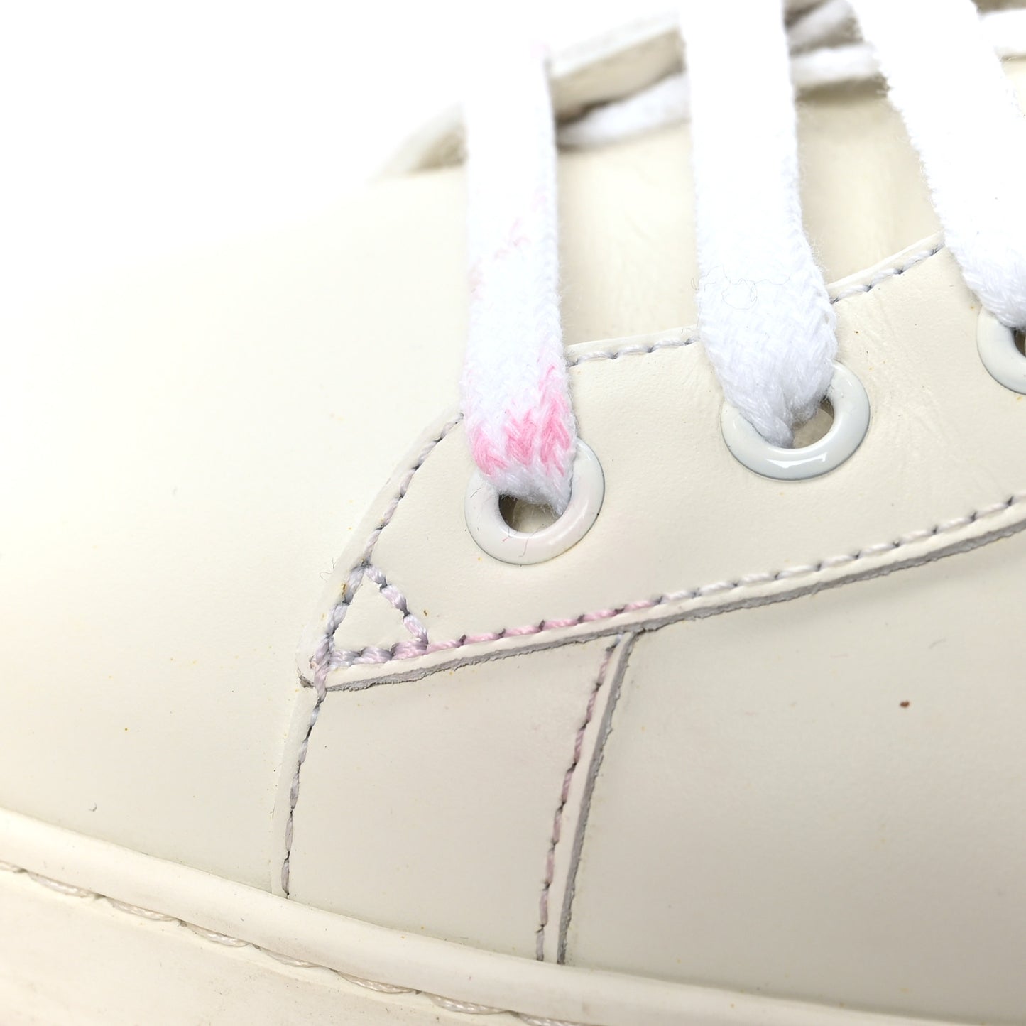 Calfskin Crocodile Web Mens Ace Sneakers 9 White Green
