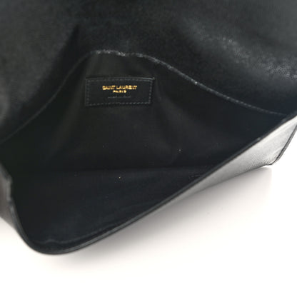 Saint Laurent Grain De Poudre Uptown Pouch Black 5 of 6