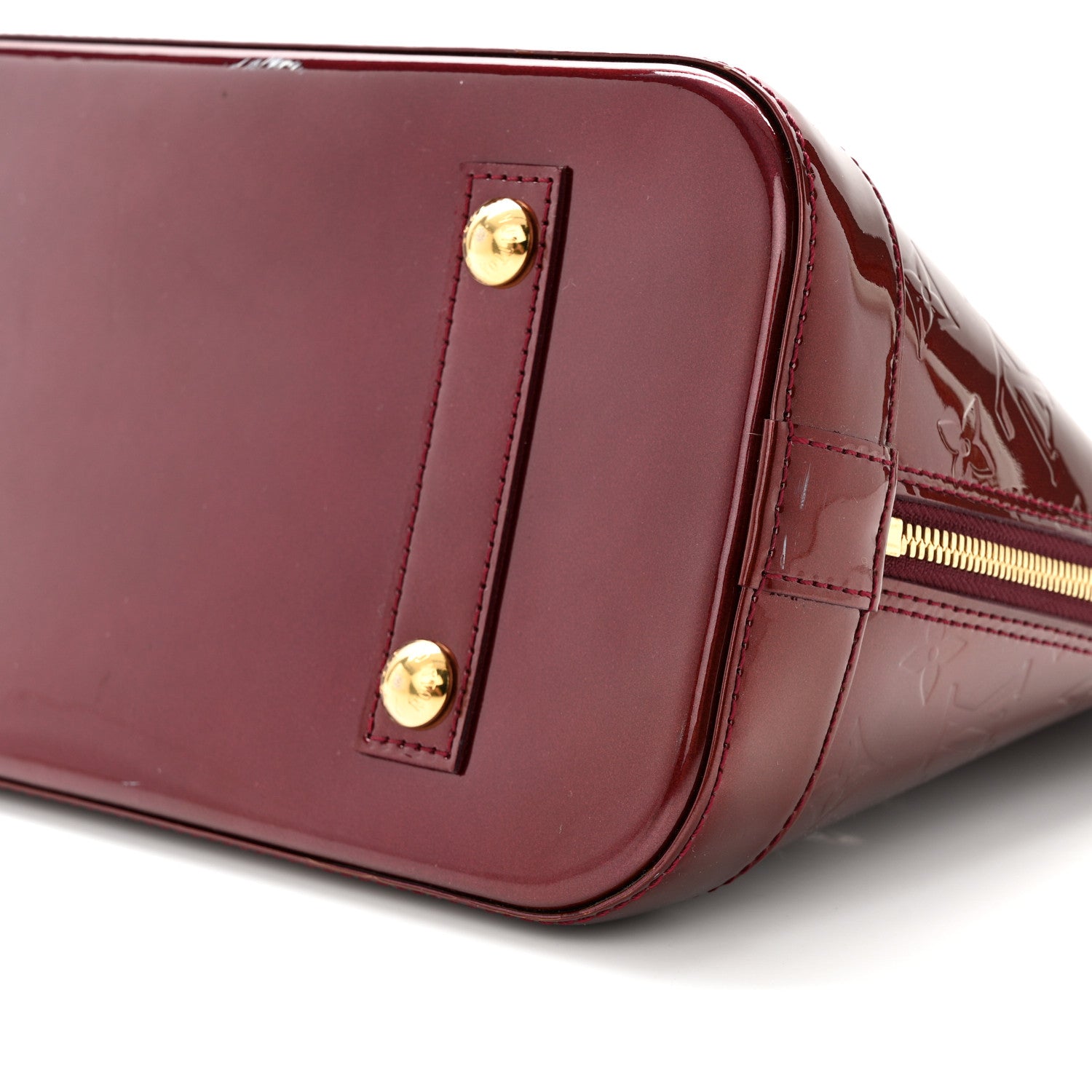 Louis Vuitton Vernis Alma PM Rouge Fauviste 9 of 11