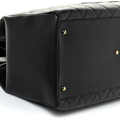 Chanel Caviar Quilted Timeless XL Weekender Bag Black 9 of 15