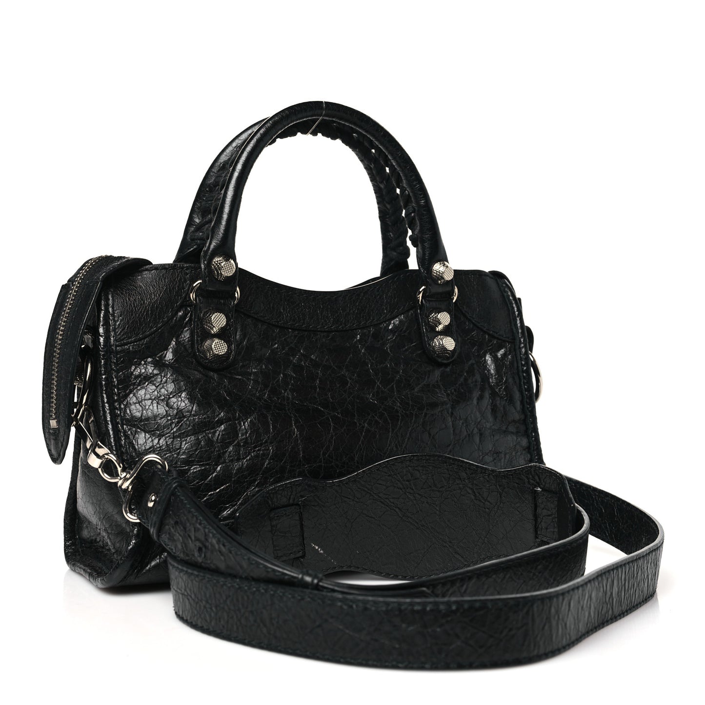 Agneau Giant 12 Silver Hardware Mini City Black