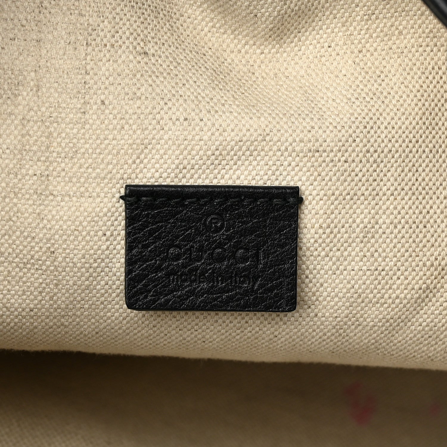 Gucci Velvet GG Monogram Web Bucket Bag Blue Beige 6 of 13