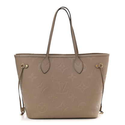 Louis Vuitton Empreinte Monogram Giant Neverfull MM Tourterelle 2 of 13