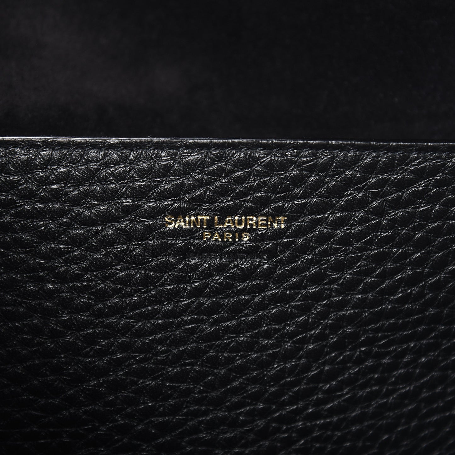 Grained Calfskin Patti Tote Black