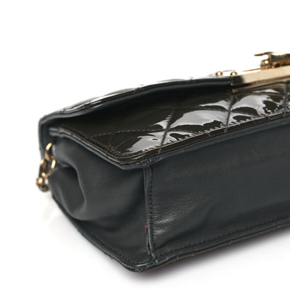 Chanel Patent Quilted Golden Class Wallet on Chain WOC Black 8 of 12
