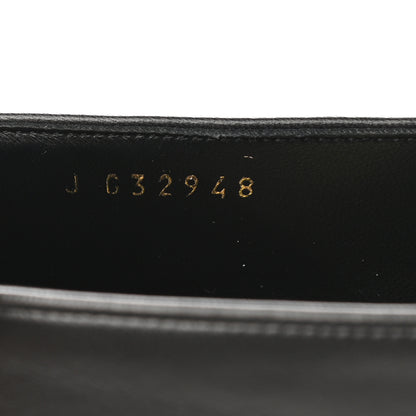Chanel Lambskin CC Mocassin Loafers 41 Black 8 of 9