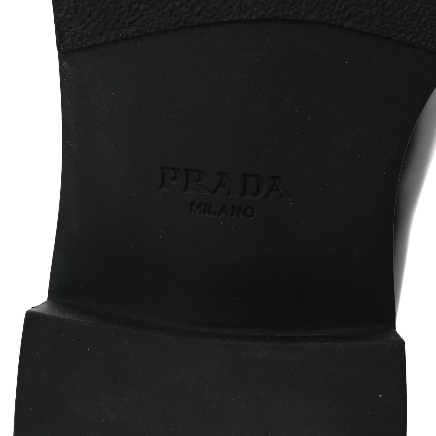 Spazzolato Metal Triangle Logo 50mm Loafers 36 Black
