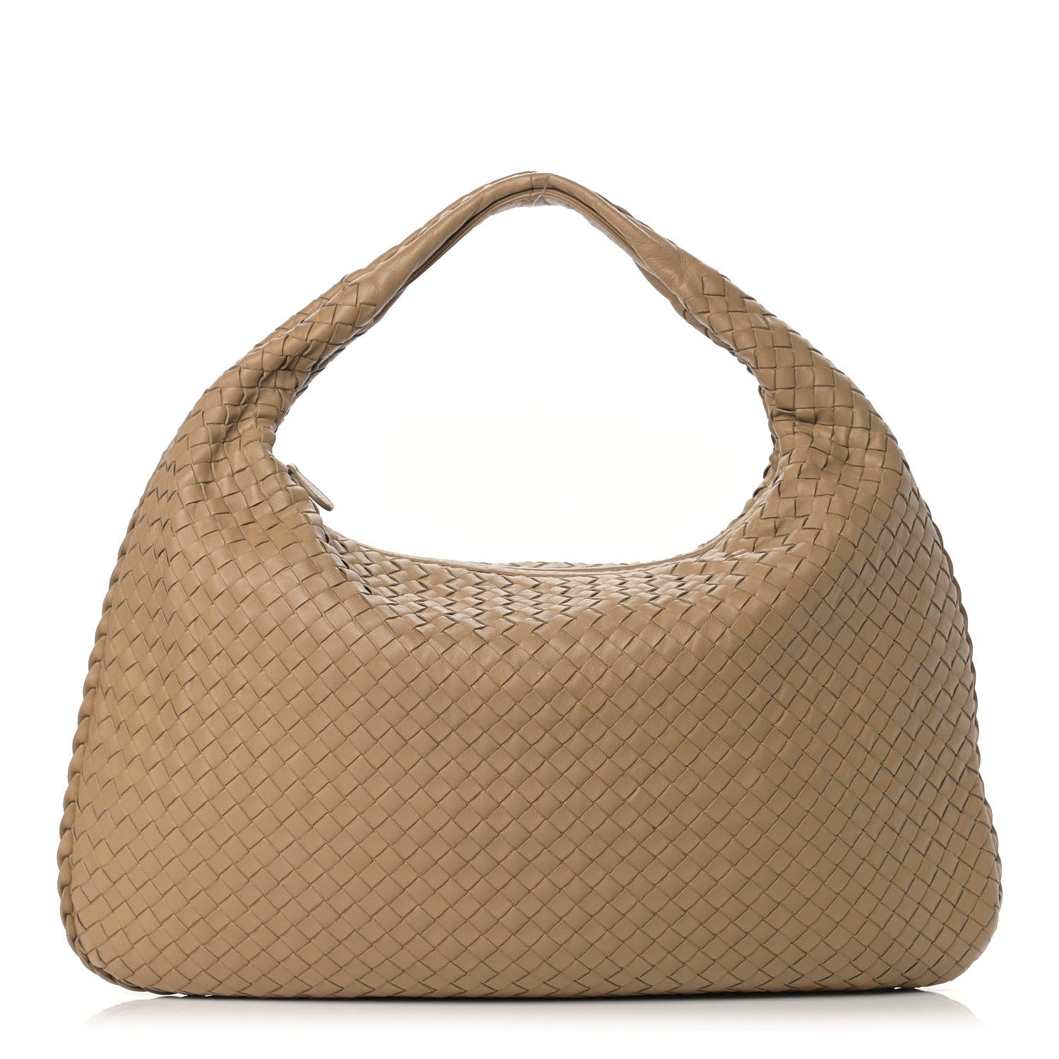 Bottega Veneta Nappa Intrecciato Large Veneta Hobo Camel 1 of 10