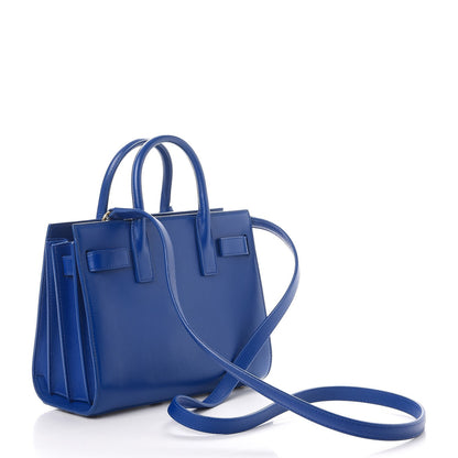Saint Laurent Calfskin Nano Sac De Jour Royal Blue 3 of 7