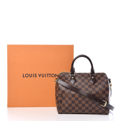 Louis Vuitton Damier Ebene Speedy Bandouliere 25 8 of 8