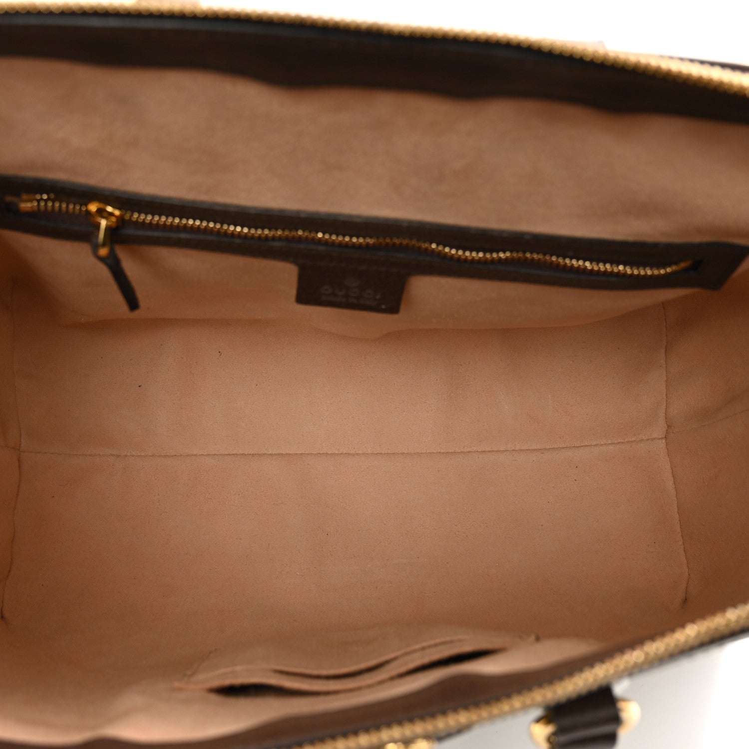 Gucci GG Supreme Monogram Web Medium Ophidia Tote Bag Brown 6 of 12