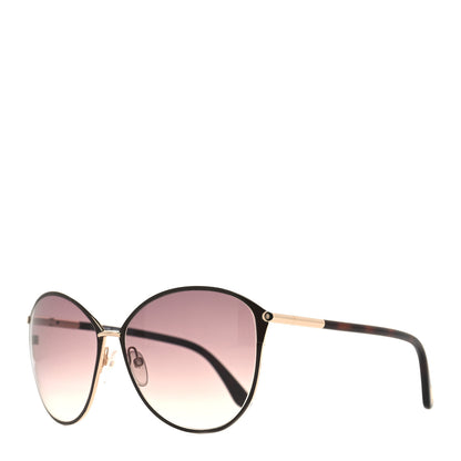 Tom Ford Penelope Vintage Round Sunglasses TF320 Brown 1 of 8