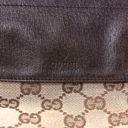 Gucci GG Monogram Double Pocket Belt Bag Dark Brown 11 of 12