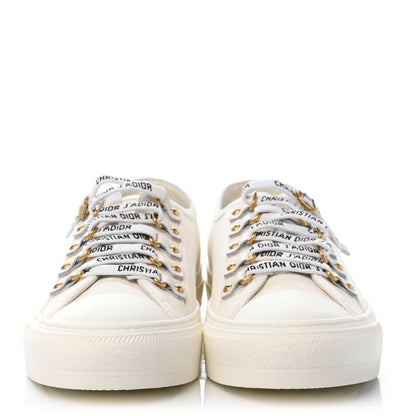 Christian Dior Canvas Walk'n Dior Low Top Sneakers 38 White 2 of 4