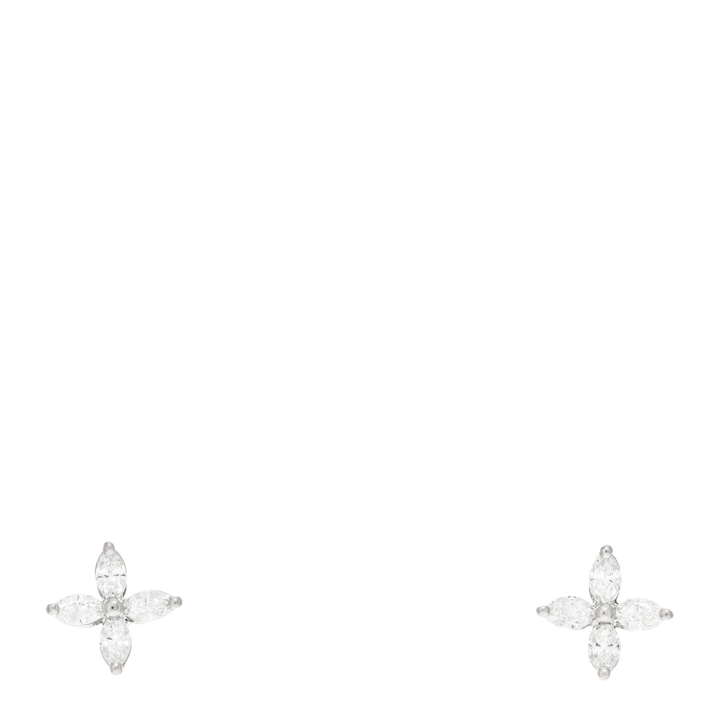 Platinum Diamond .19ct Mini Victoria Earrings