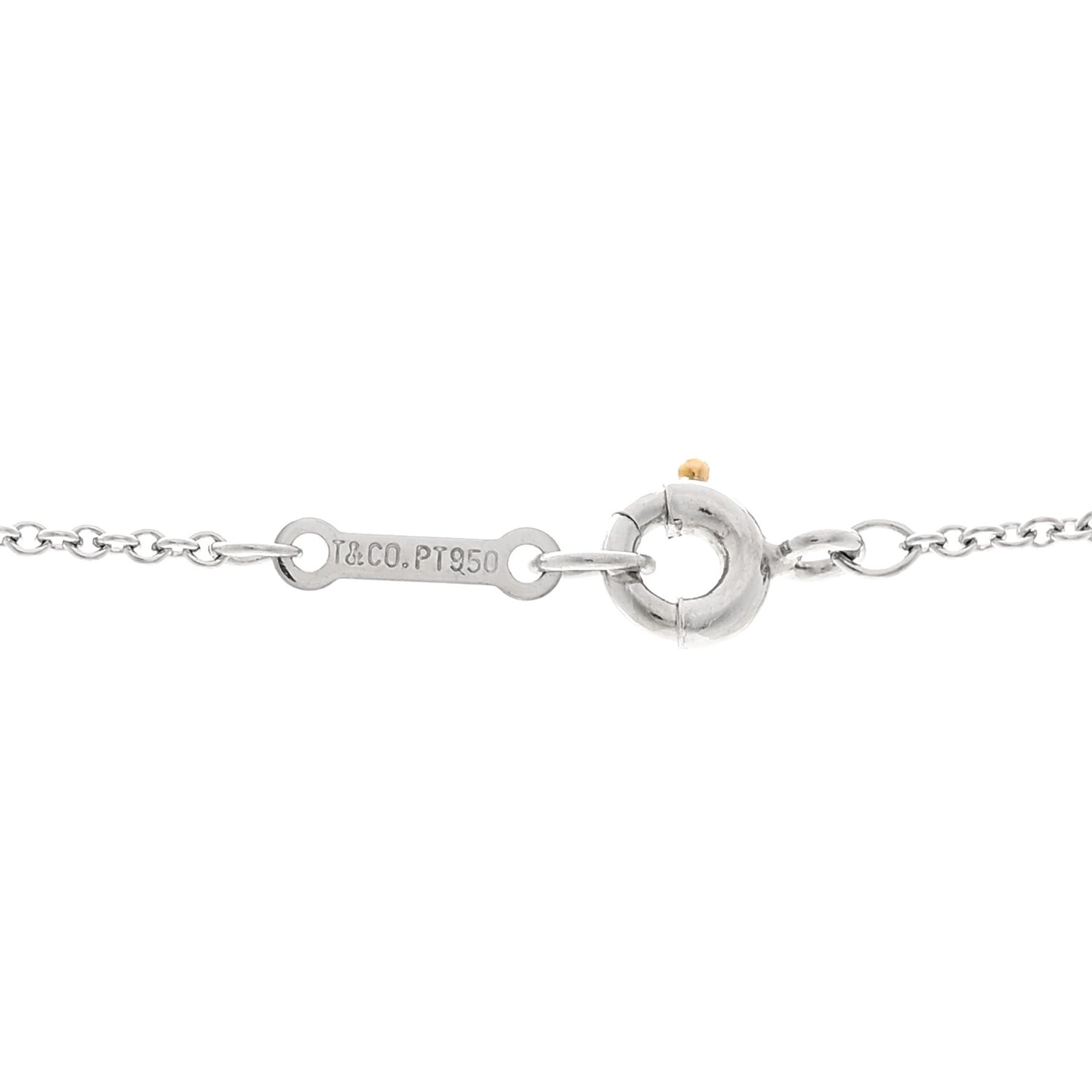 Platinum 12mm Elsa Peretti Cross Pendant Necklace
