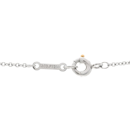 Tiffany Platinum 12mm Elsa Peretti Cross Pendant Necklace 4 of 5