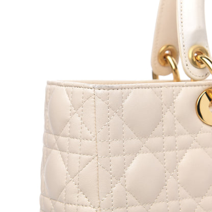 Christian Dior Lambskin Cannage Large Lady Dior Light Beige 10 of 11