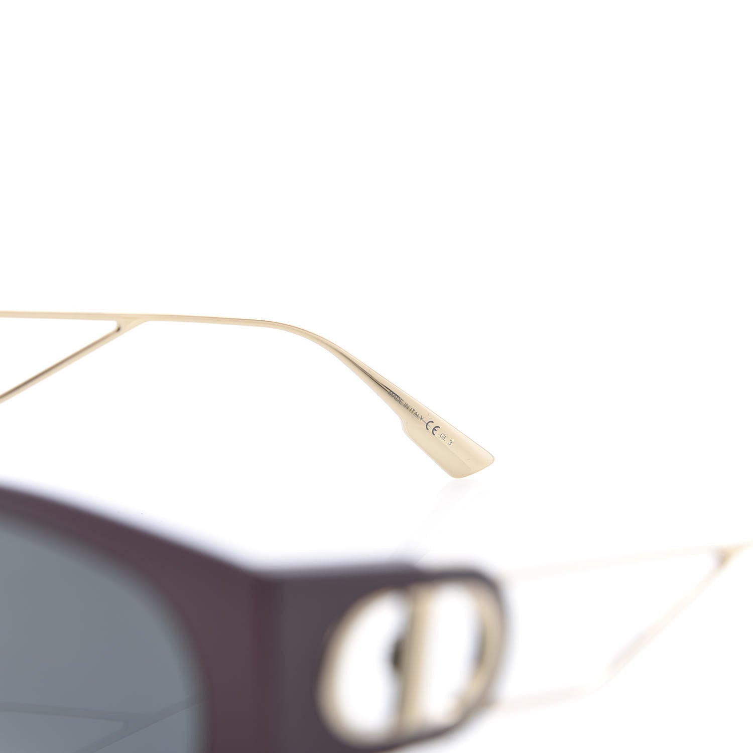 Christian Dior Rectangular 30 Montaigne 1 Sunglasses Burgundy 7 of 8