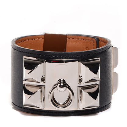 Hermes Chamonix Collier de Chien CDC Bracelet Black Small 1 of 12