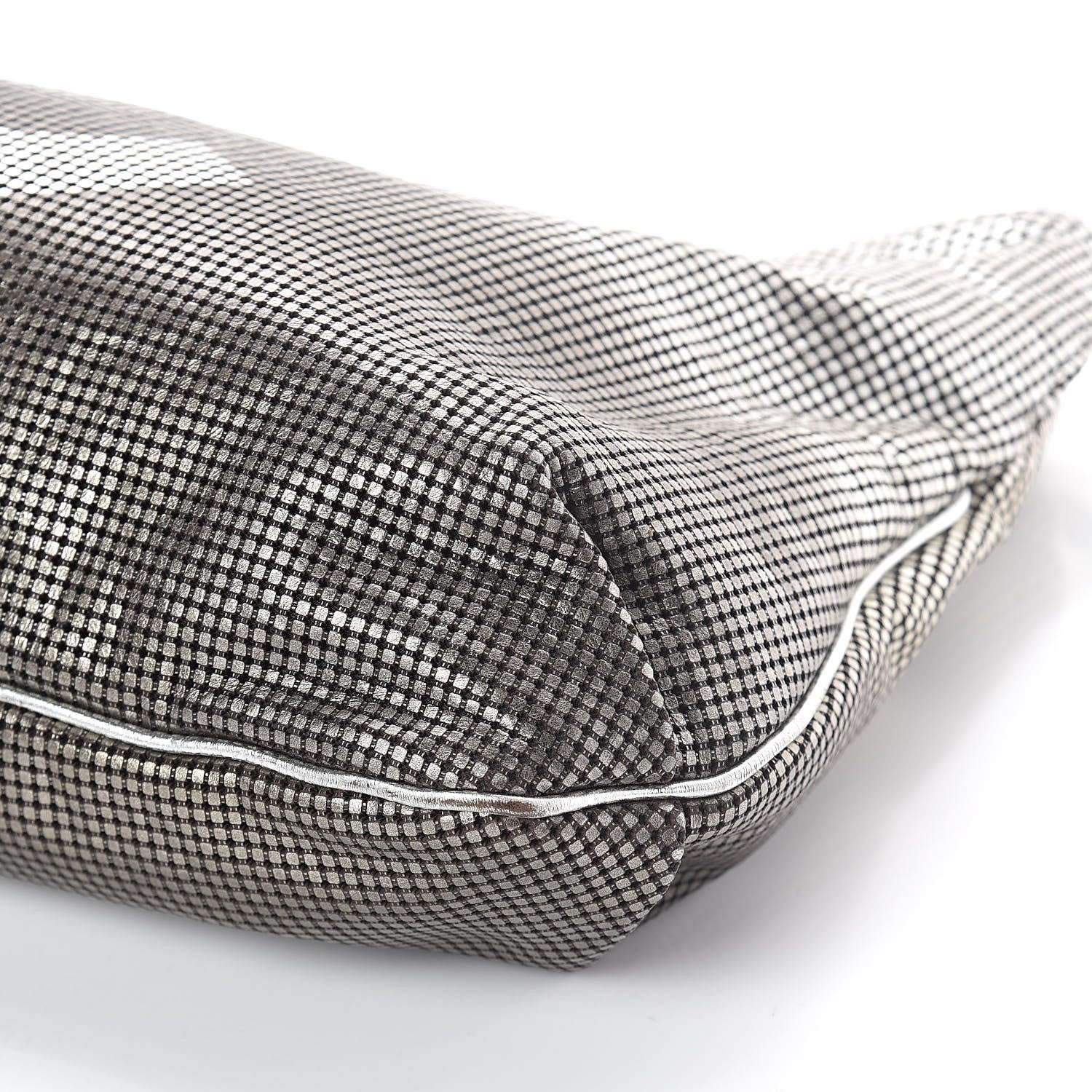 Chanel Metallic Perforated Lambskin Hollywood Hobo Silver 10 of 10