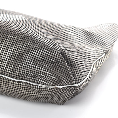 Chanel Metallic Perforated Lambskin Hollywood Hobo Silver 10 of 10