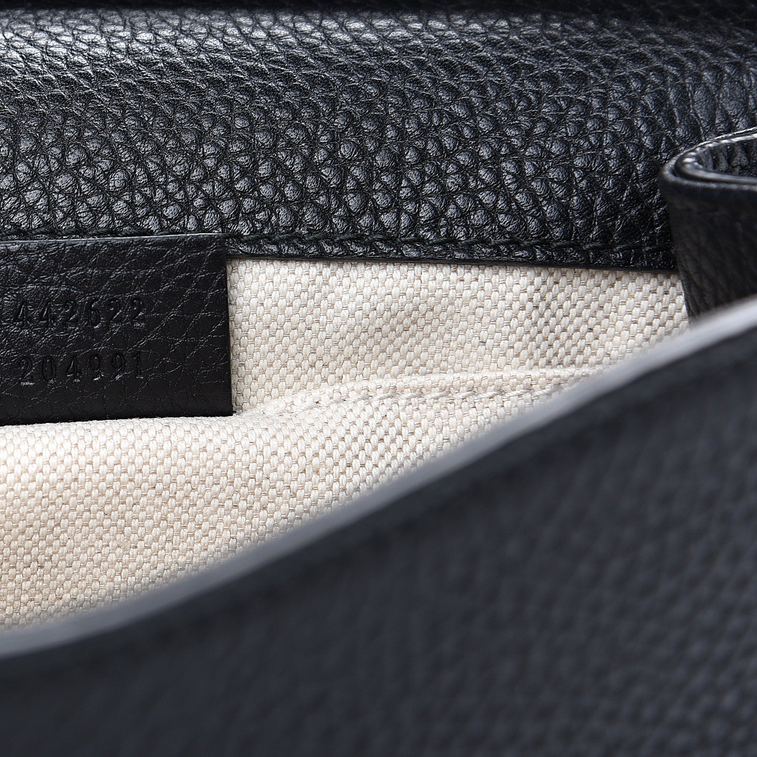 Gucci Calfskin Mini GG Marmont Top Handle Bag Black 6 of 10
