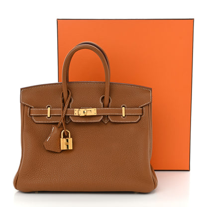 Hermes Togo Birkin 25 Gold 11 of 11