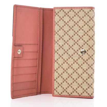 Gucci Diamante New Britt Continental Wallet Coral 5 of 7