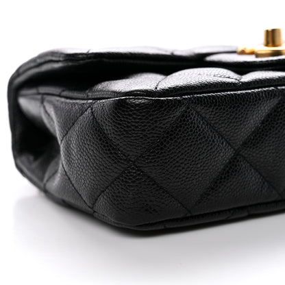 Chanel Caviar Quilted Mini Sweetheart Rectangular Flap Black 9 of 11