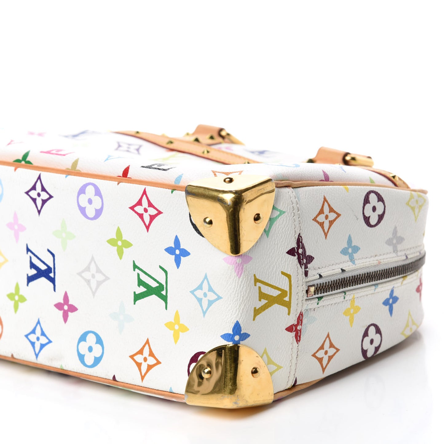 Monogram Multicolor Trouville White
