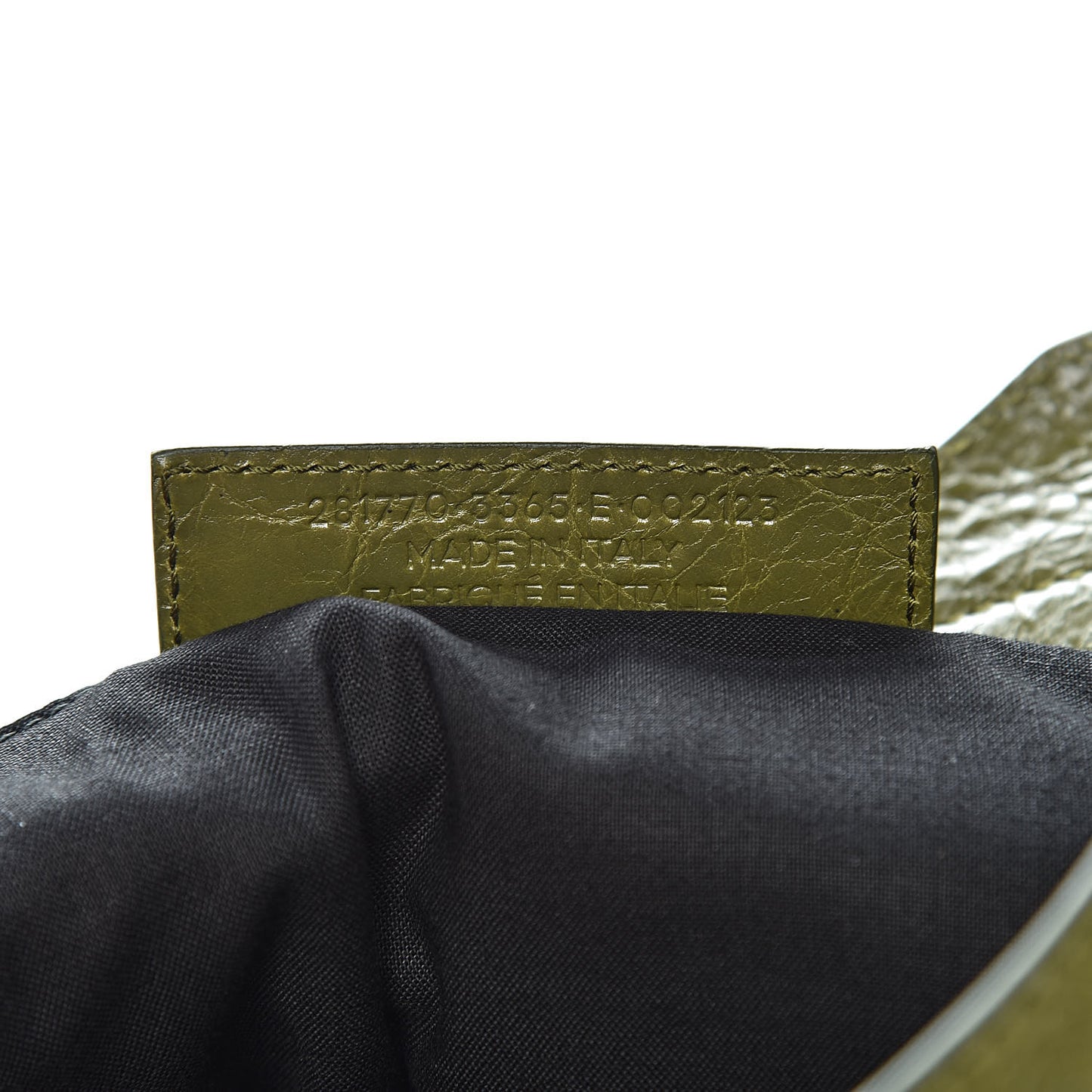 Agneau Giant 12 Gold Hardware City Vert Veronese