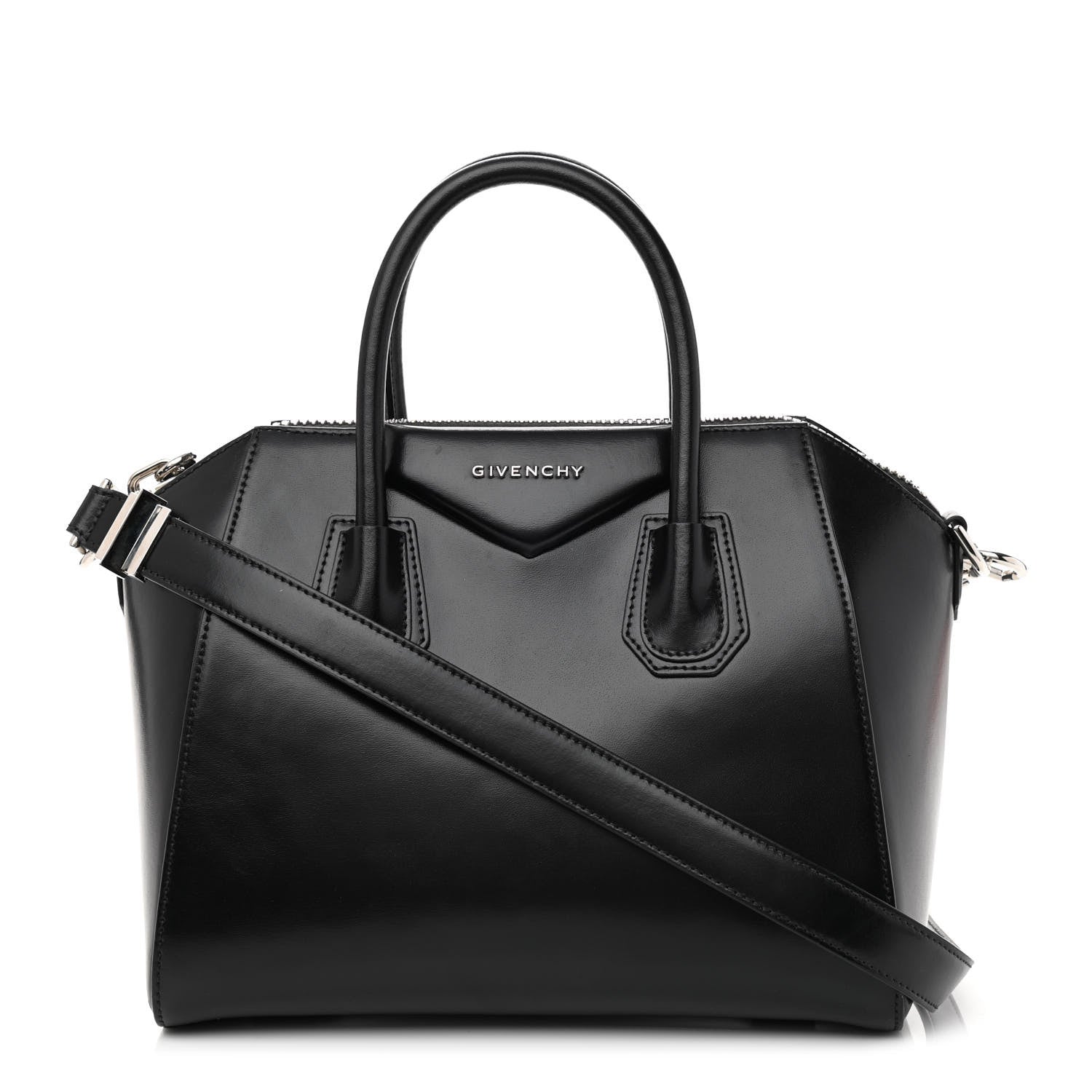 Givenchy Shiny Lord Calfskin Small Antigona Black 1 of 11